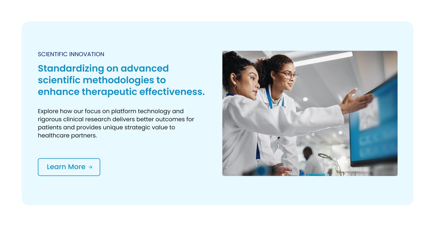 Scientific Innovation content section